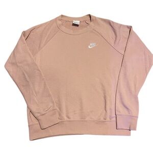 NIKE - pink crewneck hoodie